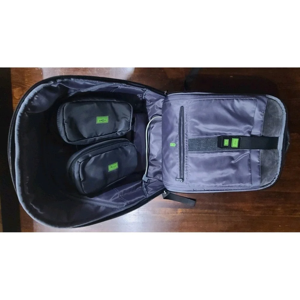 K-Design Anti-Theft Laptop Backpack Water Resistant Travel Commuter Black
